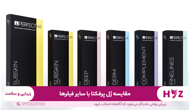 مقایسه ژل پرفکتا با سایر فیلرها