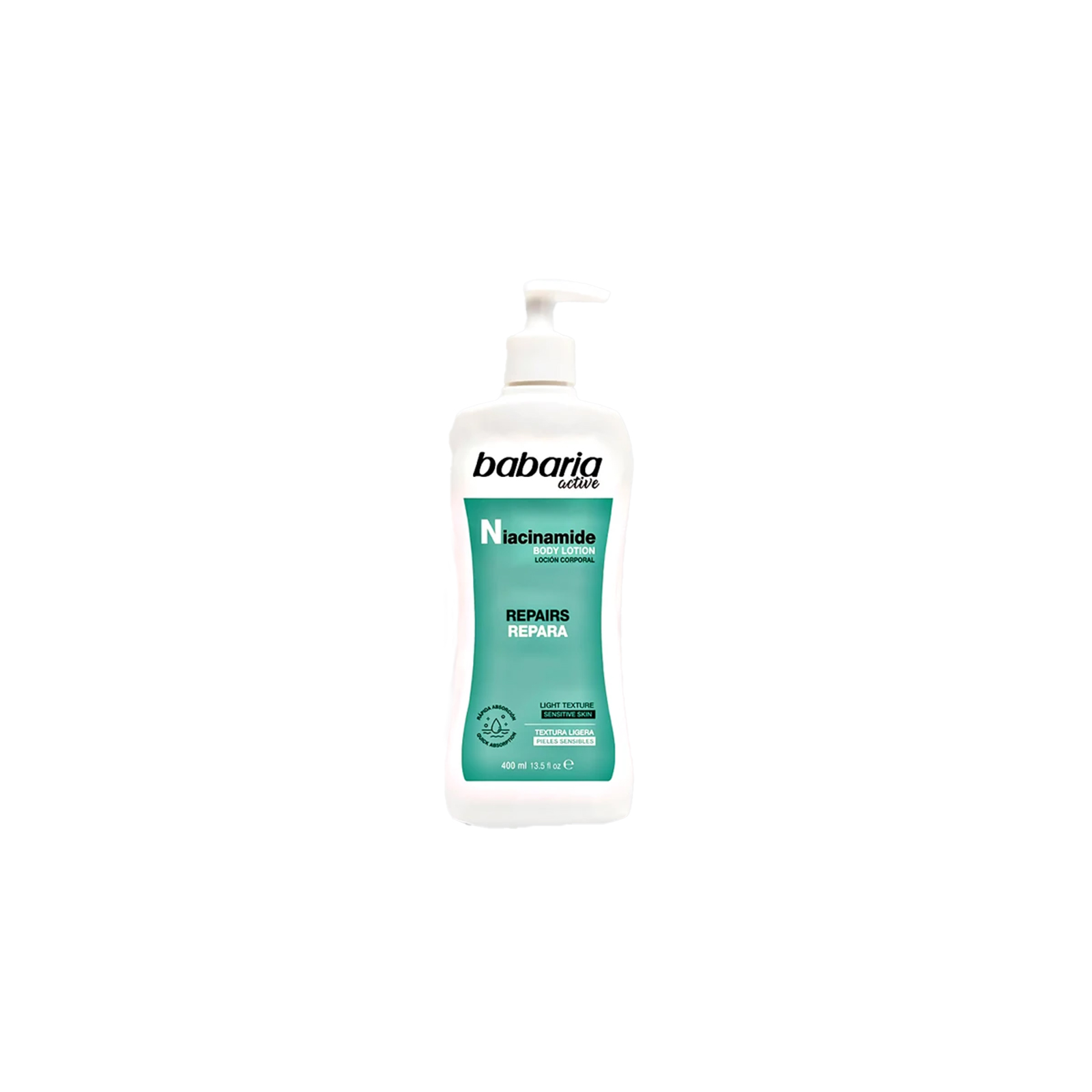 196 لوسیون بدن باباریا مدل Niacinamide Repairs مناسب برای انواع پوست حجم 400 میلی لیتر - تصویر 1